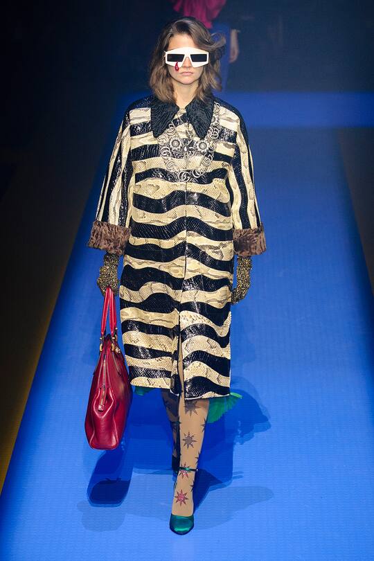 Runway-Bild der Gucci Frühjahr/Sommer 2018 Kollektion aus Mailand