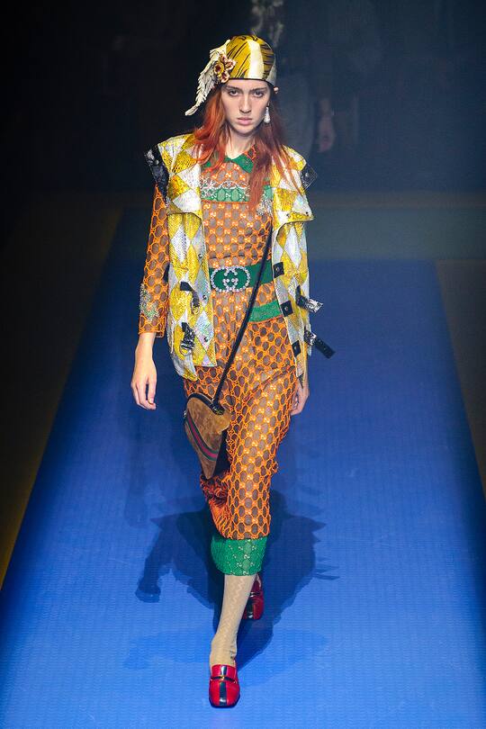 Runway-Bild der Gucci Frühjahr/Sommer 2018 Kollektion aus Mailand