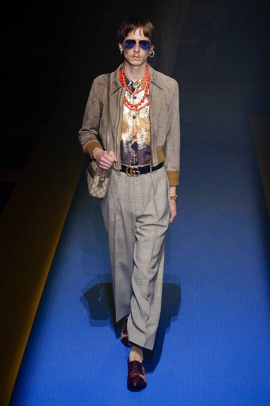 Runway-Bild der Gucci Frühjahr/Sommer 2018 Kollektion aus Mailand