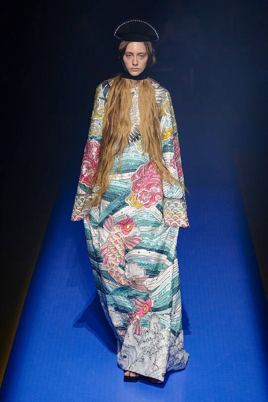 Runway-Bild der Gucci Frühjahr/Sommer 2018 Kollektion aus Mailand