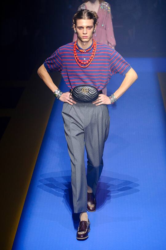Runway-Bild der Gucci Frühjahr/Sommer 2018 Kollektion aus Mailand