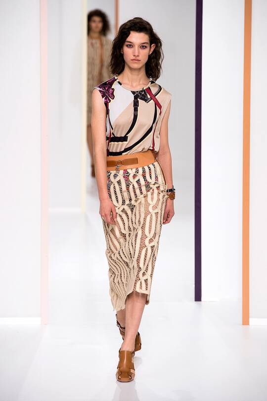Runway-Bild der Hermès Frühjahr/Sommer 2018 Show in Paris