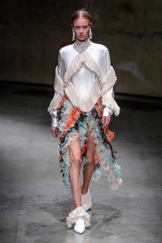 Runway-Bild der Christopher Kane SS18 Show in London