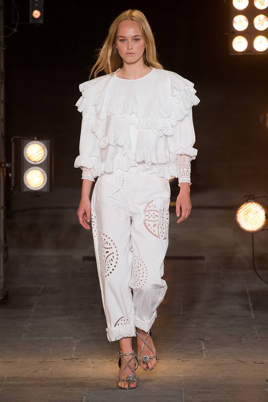 Look von der Isabel Marant Frühjahr/Sommer 2018 Show in Paris