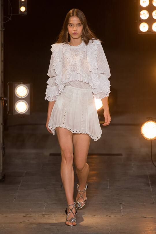 Look von der Isabel Marant Frühjahr/Sommer 2018 Show in Paris