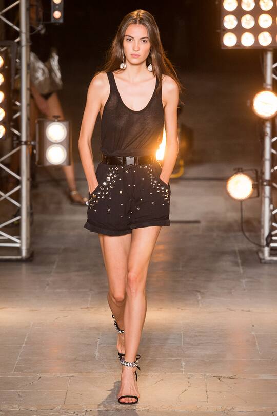 Look von der Isabel Marant Frühjahr/Sommer 2018 Show in Paris