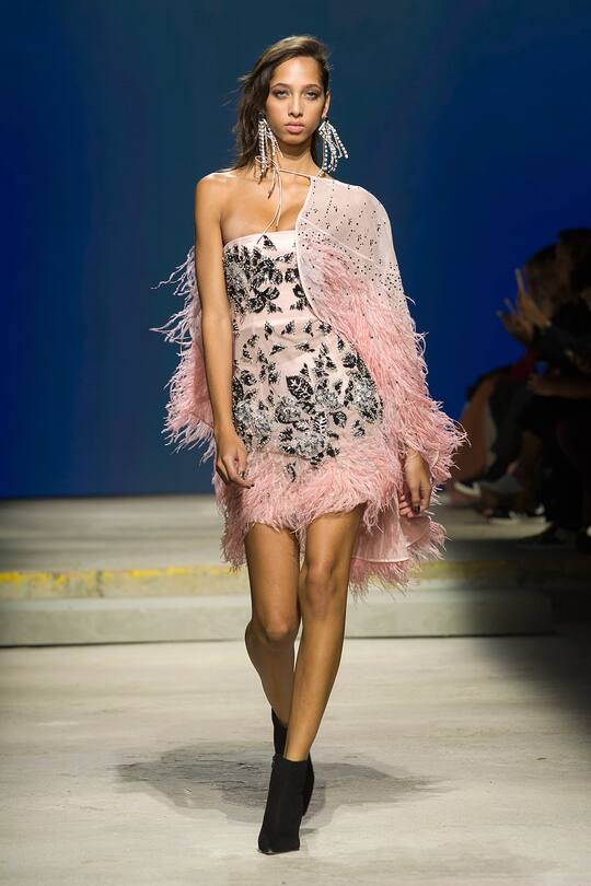 Die Topshop Herbst/Winter 2017 Show in London.