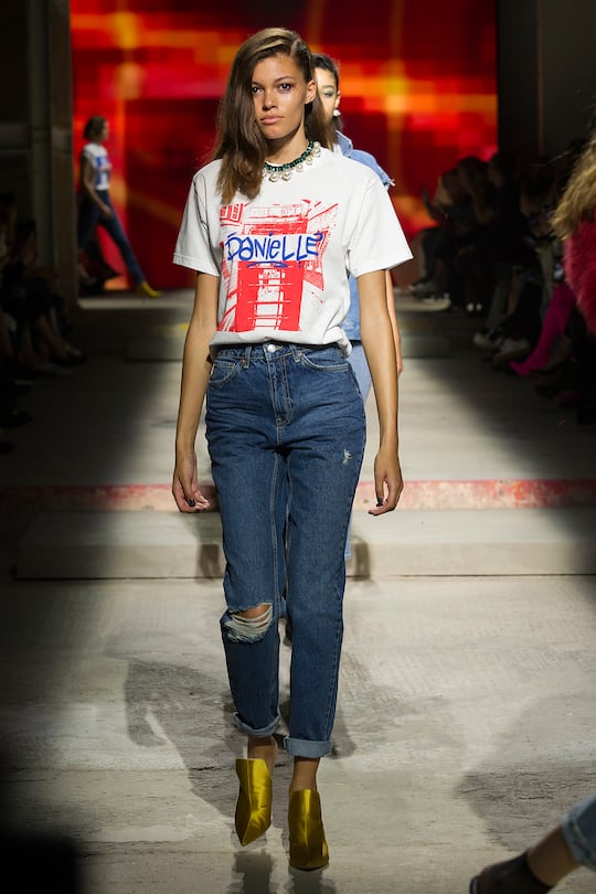 Die Topshop Herbst/Winter 2017 Show in London.