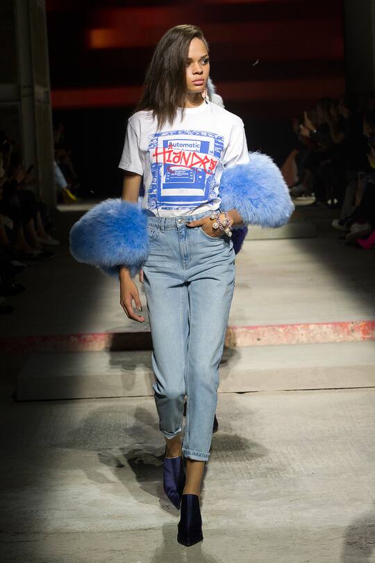 Die Topshop Herbst/Winter 2017 Show in London.