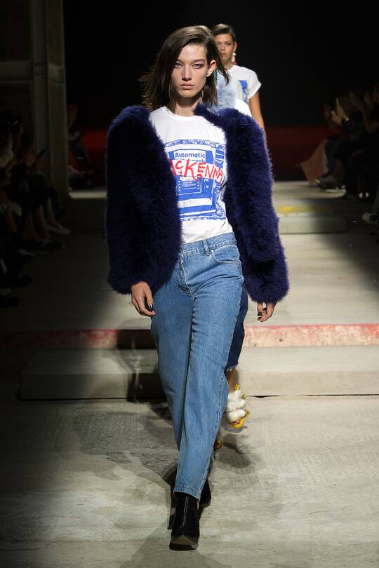 Die Topshop Herbst/Winter 2017 Show in London.