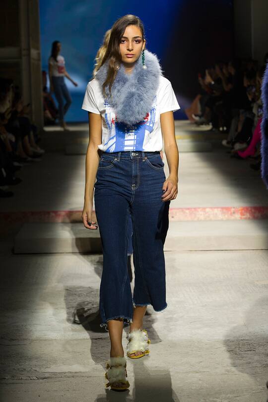 Die Topshop Herbst/Winter 2017 Show in London.