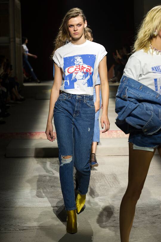 Die Topshop Herbst/Winter 2017 Show in London.