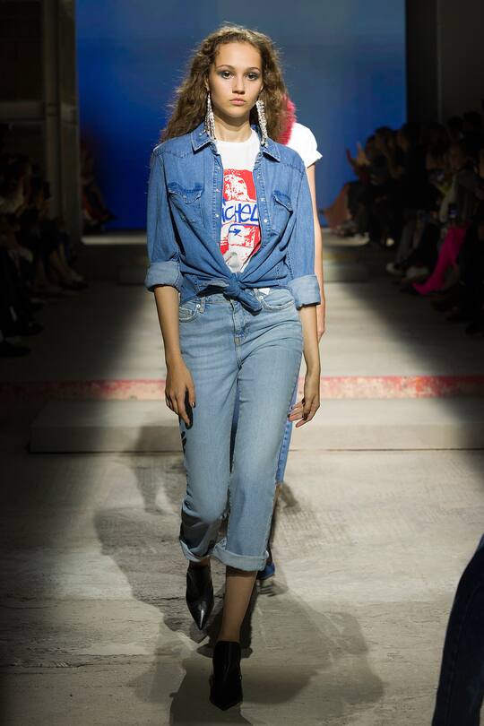 Die Topshop Herbst/Winter 2017 Show in London.