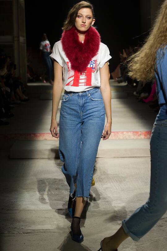 Die Topshop Herbst/Winter 2017 Show in London.