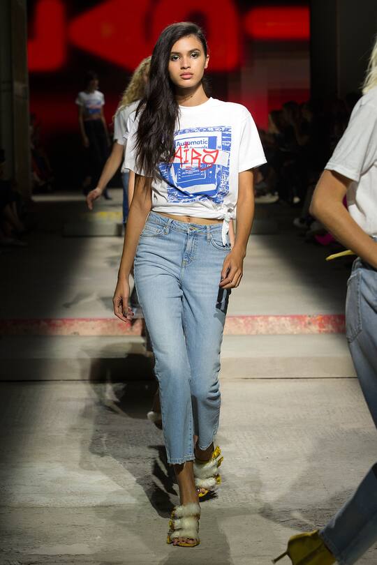 Die Topshop Herbst/Winter 2017 Show in London.