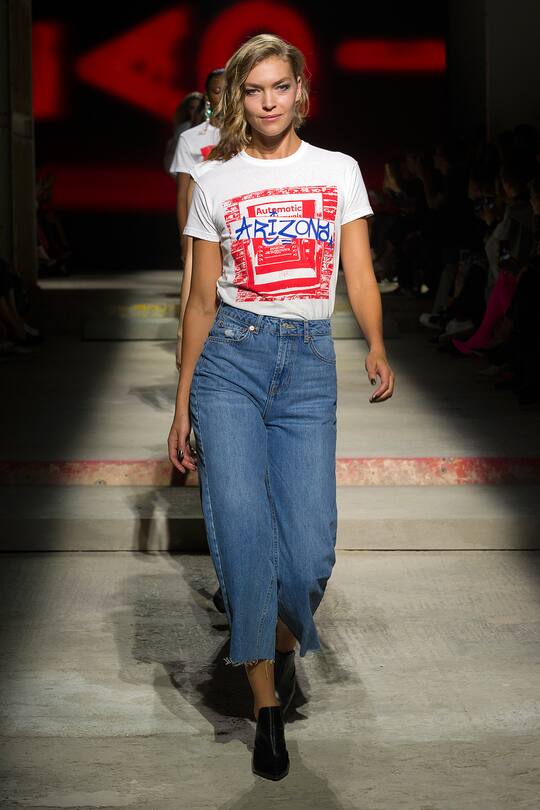 Die Topshop Herbst/Winter 2017 Show in London.