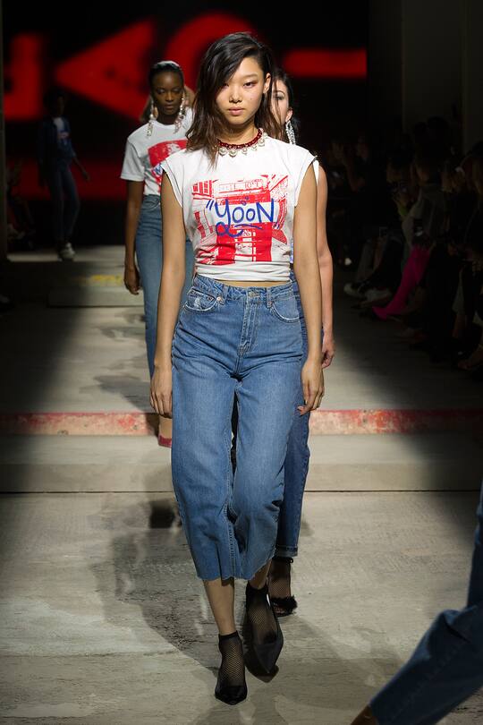 Die Topshop Herbst/Winter 2017 Show in London.