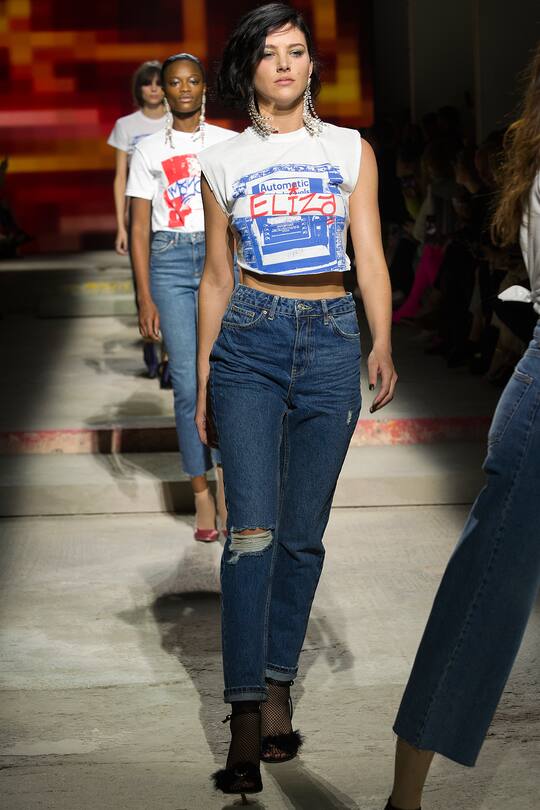 Die Topshop Herbst/Winter 2017 Show in London.