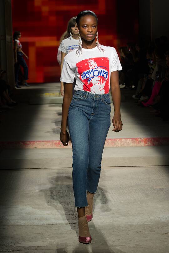 Die Topshop Herbst/Winter 2017 Show in London.