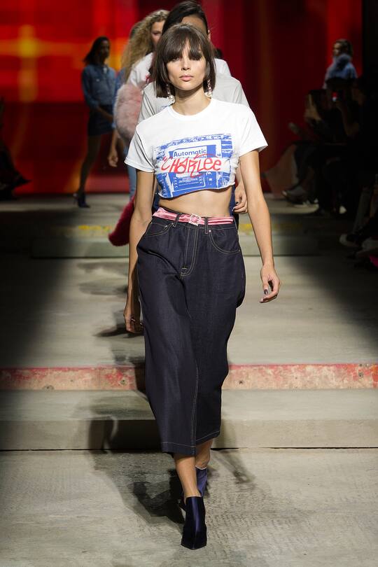 Die Topshop Herbst/Winter 2017 Show in London.