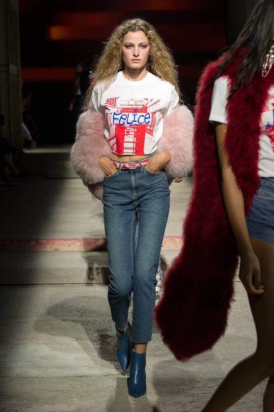 Die Topshop Herbst/Winter 2017 Show in London.