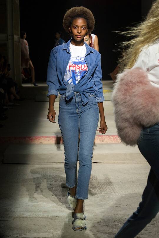 Die Topshop Herbst/Winter 2017 Show in London.