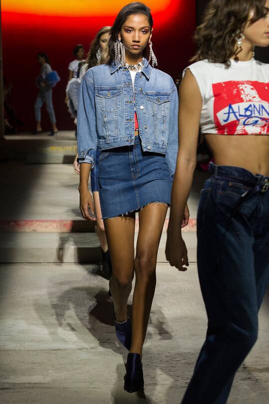 Die Topshop Herbst/Winter 2017 Show in London.