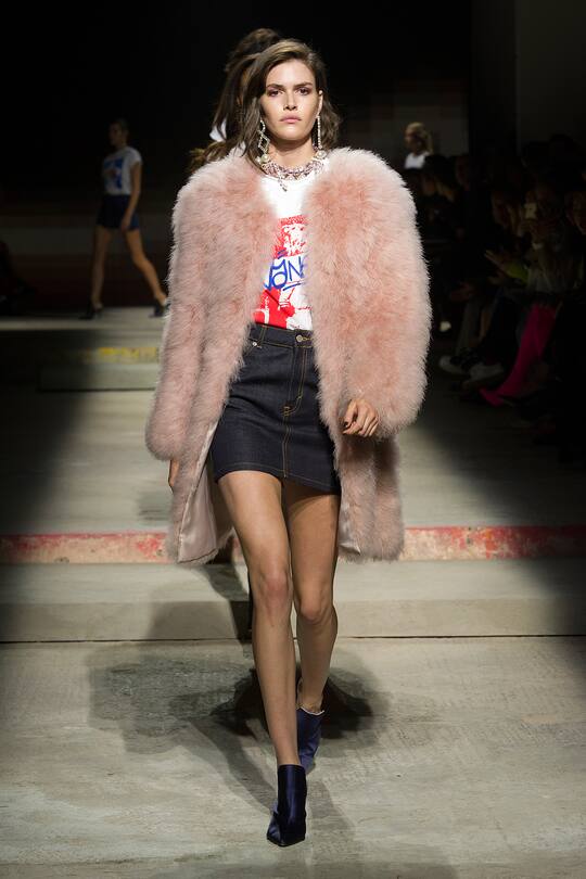 Die Topshop Herbst/Winter 2017 Show in London.