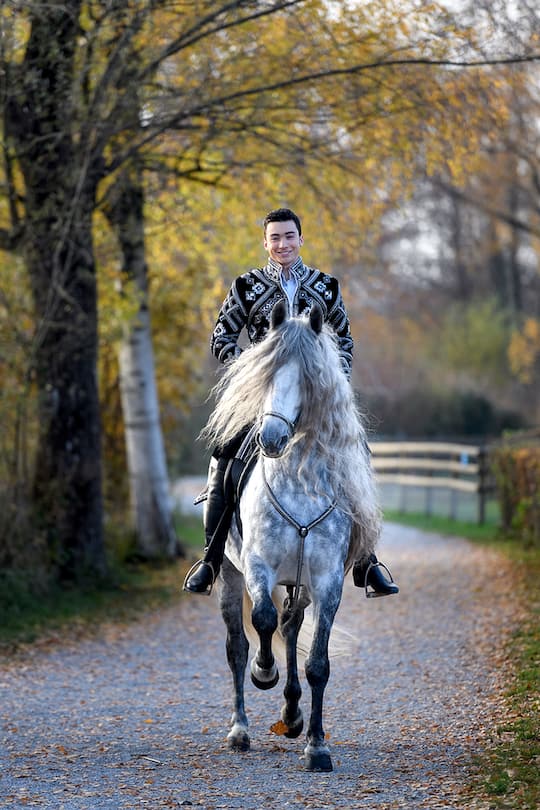 Ivan Knie und Zirkuspferd Laureus SI Shooting Ausgabe 47/2018