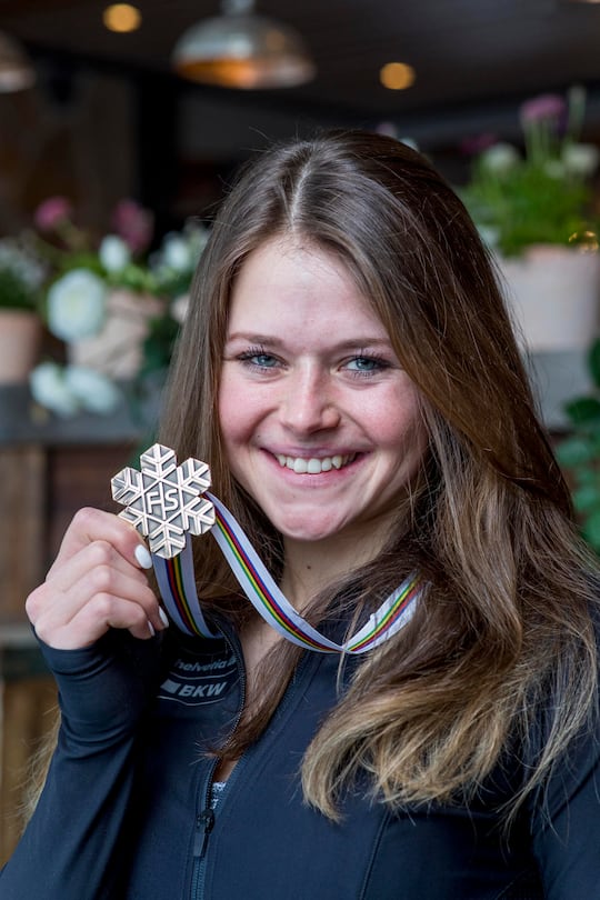 Corinne Sutter und Familie Ski WM 2019