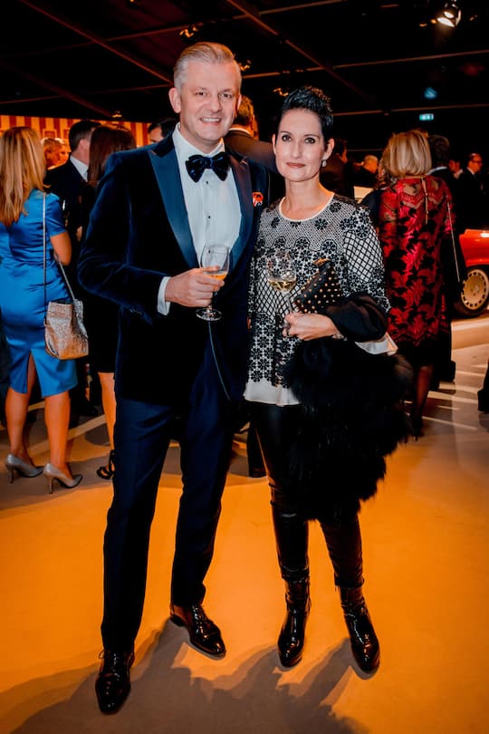 Rainer Maria Salzgeber mit Gattin Chantal 2018