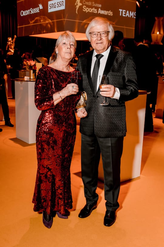 Gilbert Gress mit Gattin Beatrice 2017