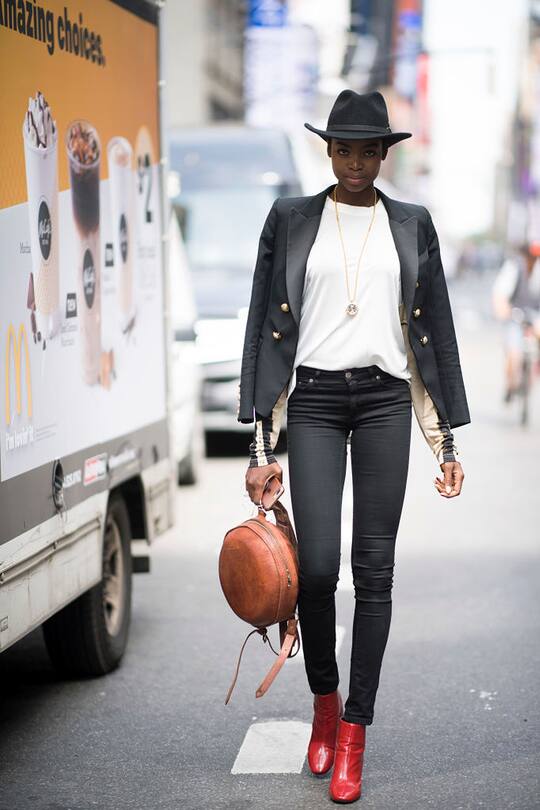 Maria Borges an der NYFW