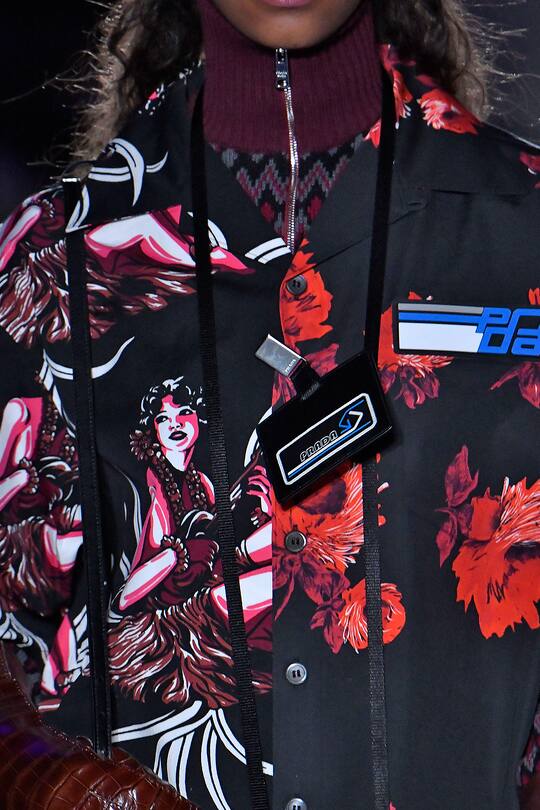 Die Prada Herbst 2018 Show in Mailand.