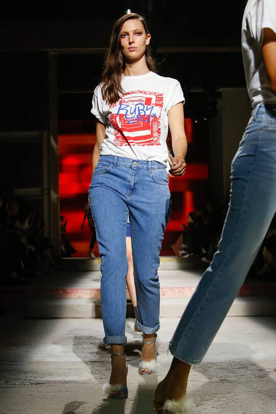 Die Topshop Herbst/Winter 2017 Show in London.