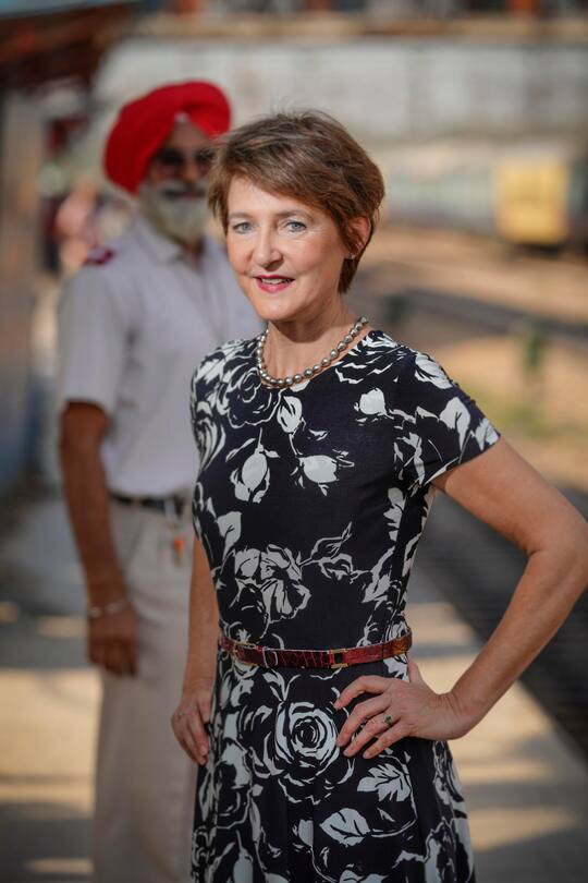 Simonetta Sommaruga in Indien