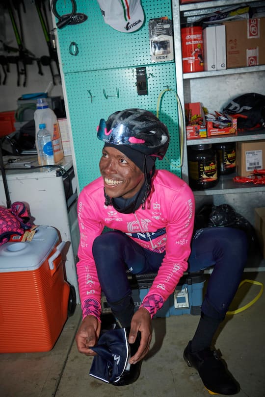 Reportage Trainer Marcello Albasini Jonathan Bögli, Schweiz Hagos Welay Berhe, Ãthiopien in Lanterswil veröffentlicht SI SPORT 01/2021