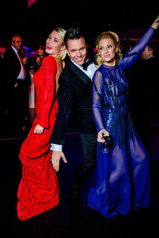 Dominique Rinderknecht, Sven Epiney und Christa Rigozzi, 2016 (SI_2016_02 mrd)