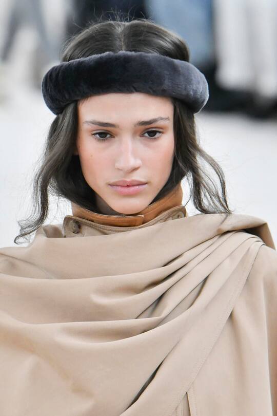 An Laufstegmodel an der Schau von Chloé