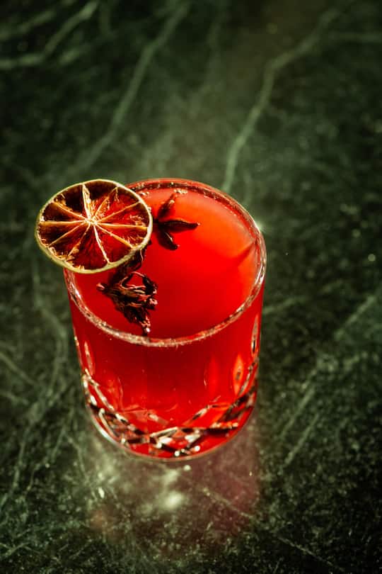 Amaretto-Hibiskus-Punsch von Stephanie Mittler