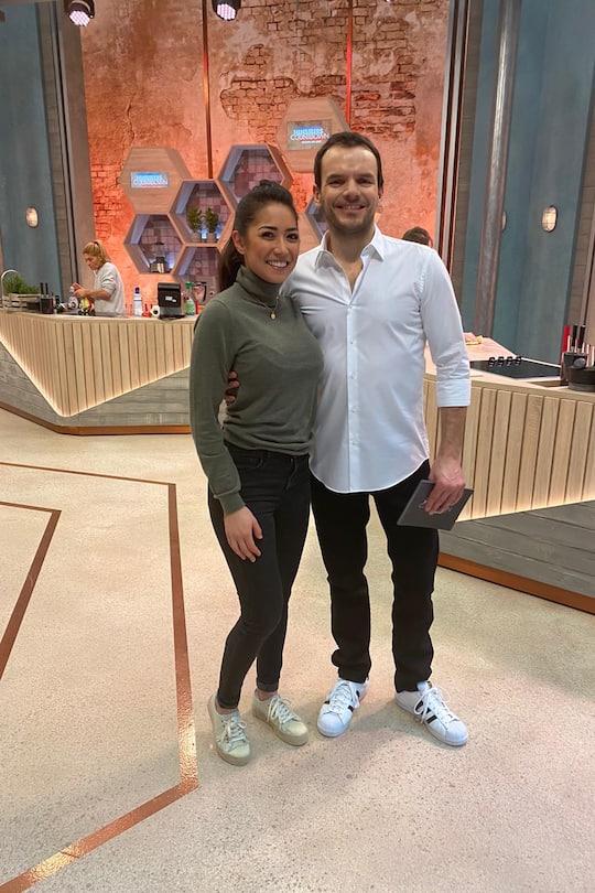 Maria Bruggner und TV-Koch Steffen Henssler 2020