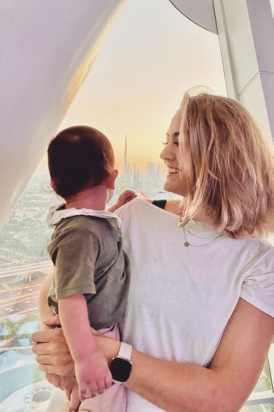 Fiona Erdmann mit Leo