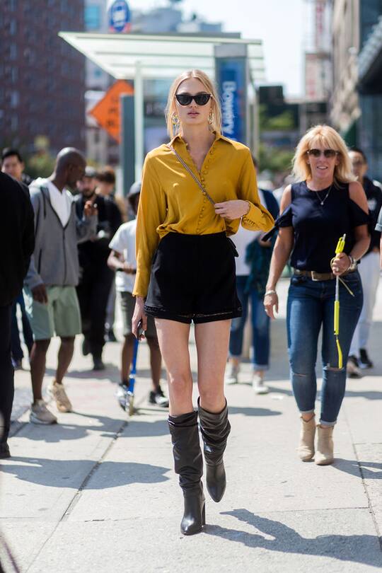 Romee Strijd an der NYFW