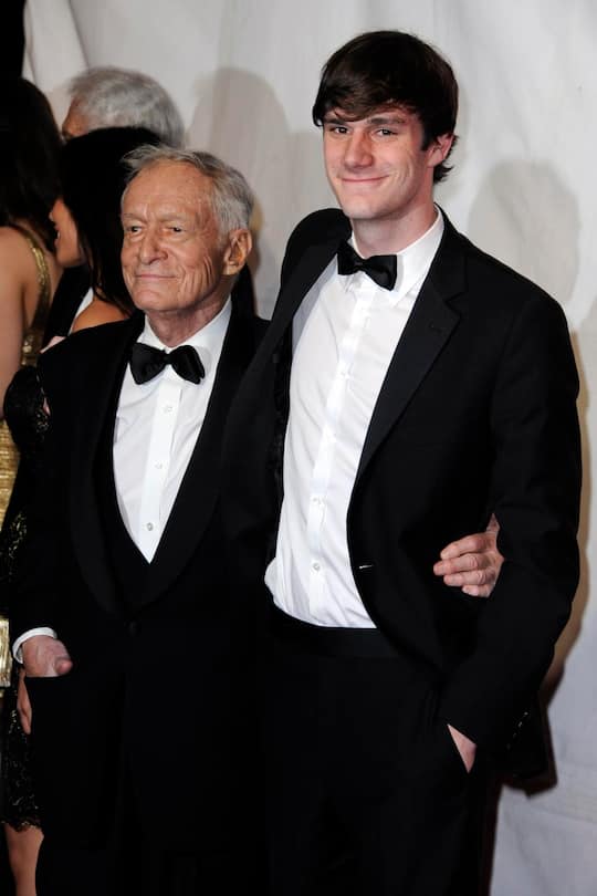 hugh hefner und sohn cooper