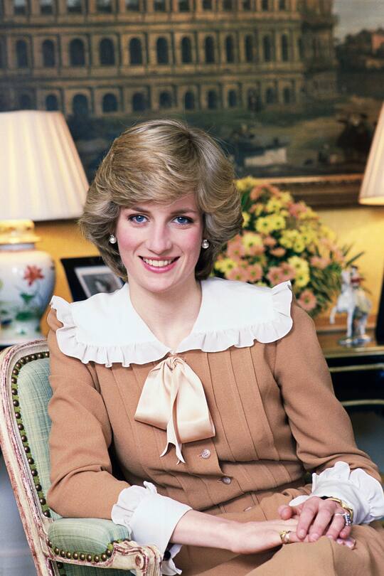 LONDON, UNITED KINGDOM - FEBRUARY 01: The Princess Of Wales At Home In Kensington Palace (Photo by Tim Graham Photo Library via Getty Images)