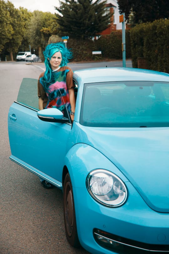 Kings Elliot / Anja Gmür, Singer Songwriterin, in ihrem Wohnort im Südwesten von London, 29.06.2022, Foto Lucia Hunziker