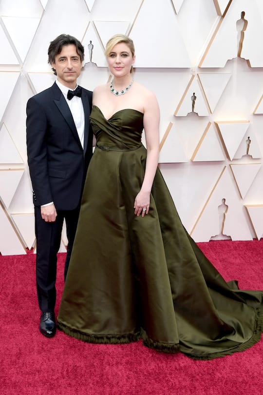 HOLLYWOOD, CALIFORNIA - FEBRUARY 09: (L-R) Director Noah Baumbach and Greta Gerwig attend the 92nd Annual Academy Awards at Hollywood and Highland on February 09, 2020 in Hollywood, California. (Photo by Kevin Mazur/Getty Images)