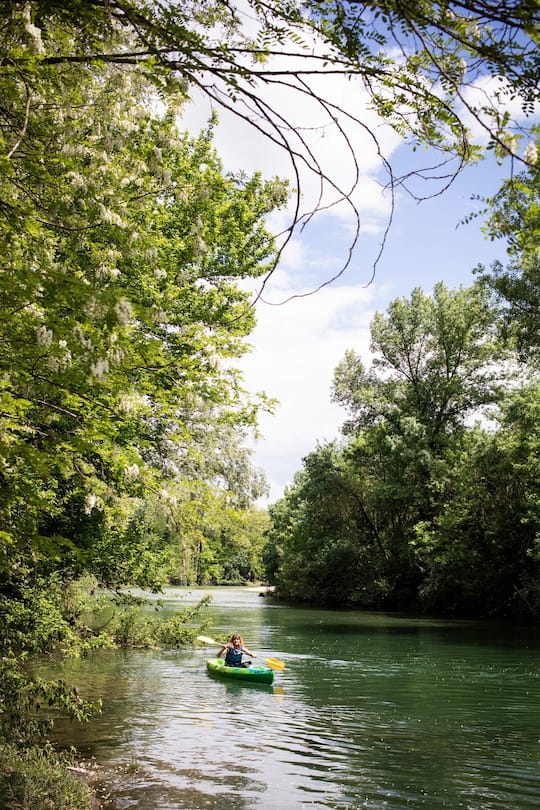 an der CeÌze bei CeÌze Canoes (https://ceze-canoes.fr/fr)