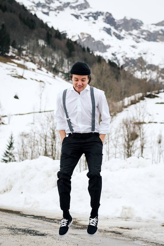 Homestory Freeskier Fabian Bösch