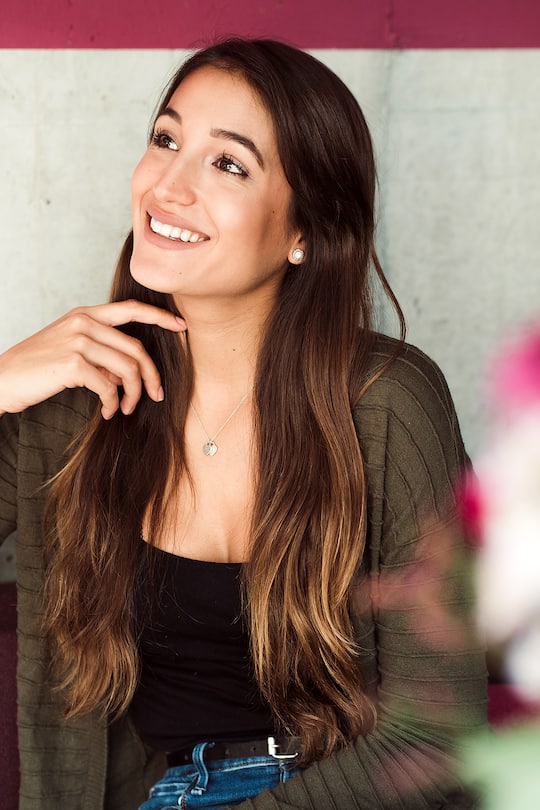 Sara Leutenegger Influencerin SI Shooting anlässlich Digitaltag Porträt Oktober 2018